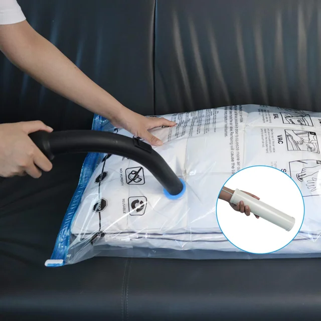 AmazonBasics 真空收納袋連手泵｜6件組 · 同款實物照片