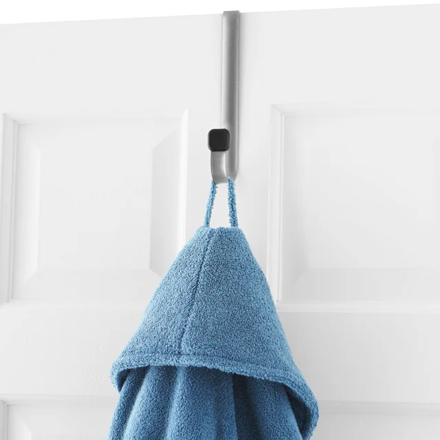 AmazonBasics 鎳色門後單掛鈎 · 同款實物照片