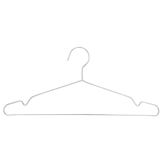 AmazonBasics 不鏽鋼衣架｜20件組 · 同款實物照片